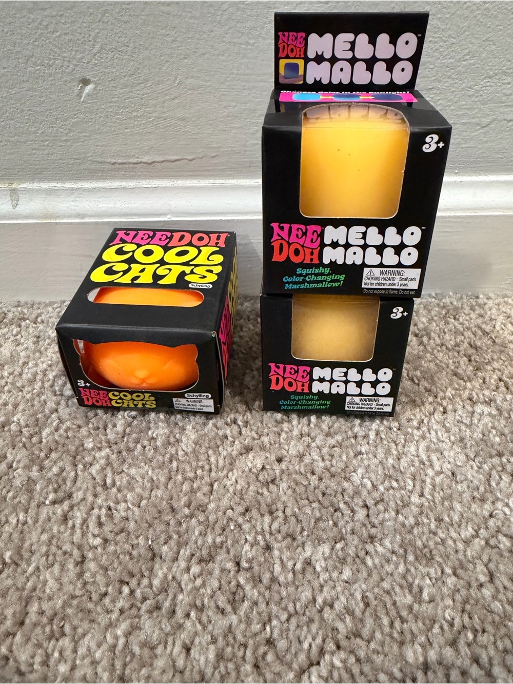 Needoh Mello Mallo & Cool Cats - Yellow/Orange